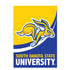 South Dakota State University Burlap Flag House Size