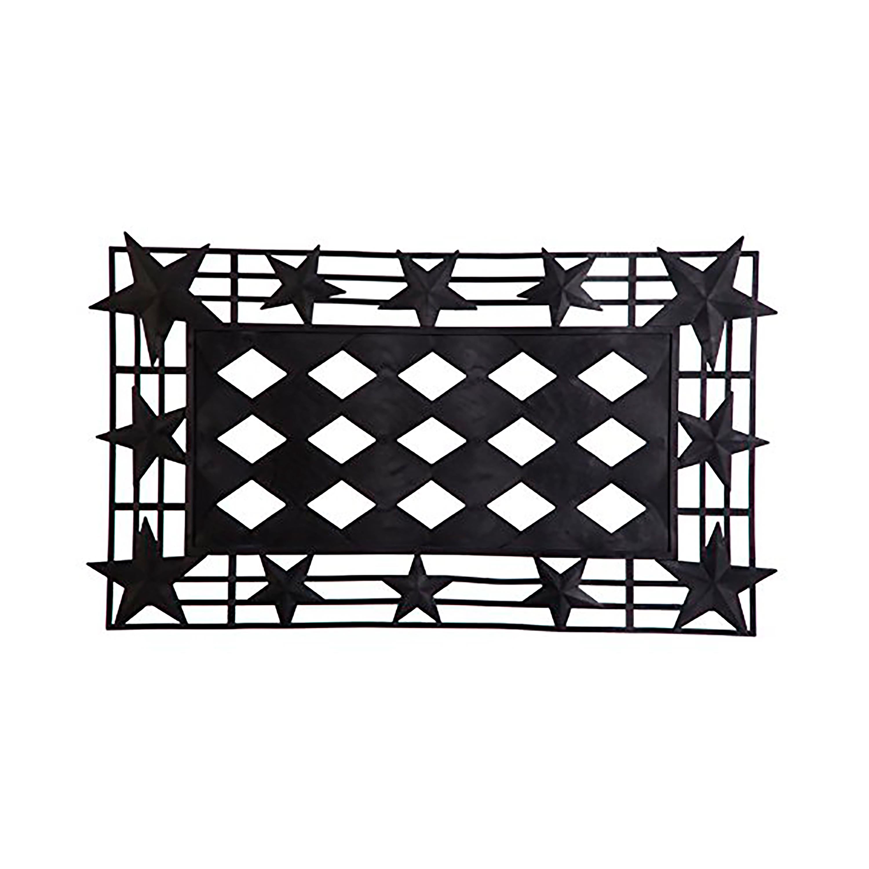 Patriotic Door Decor and Sassafras Mat Set