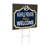 Nashville Predators Coroplast Yard Sign, "Fans Welcome"