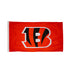 Cincinnati Bengals Single Sided Flag with 2 Grommets, 3'x5'