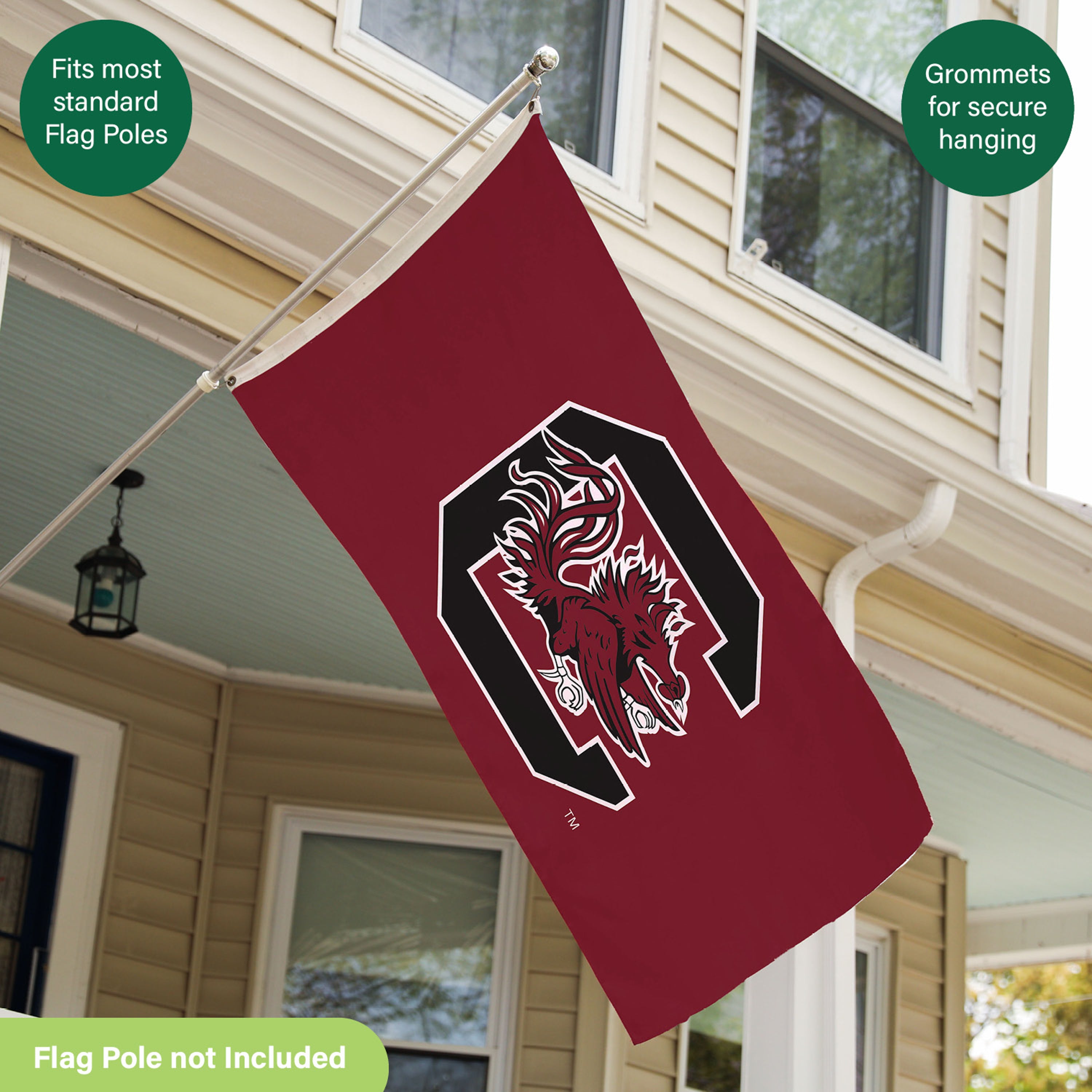 University of South Carolina Single Sided Estate Flag with 2 Grommets, 3'x5'
