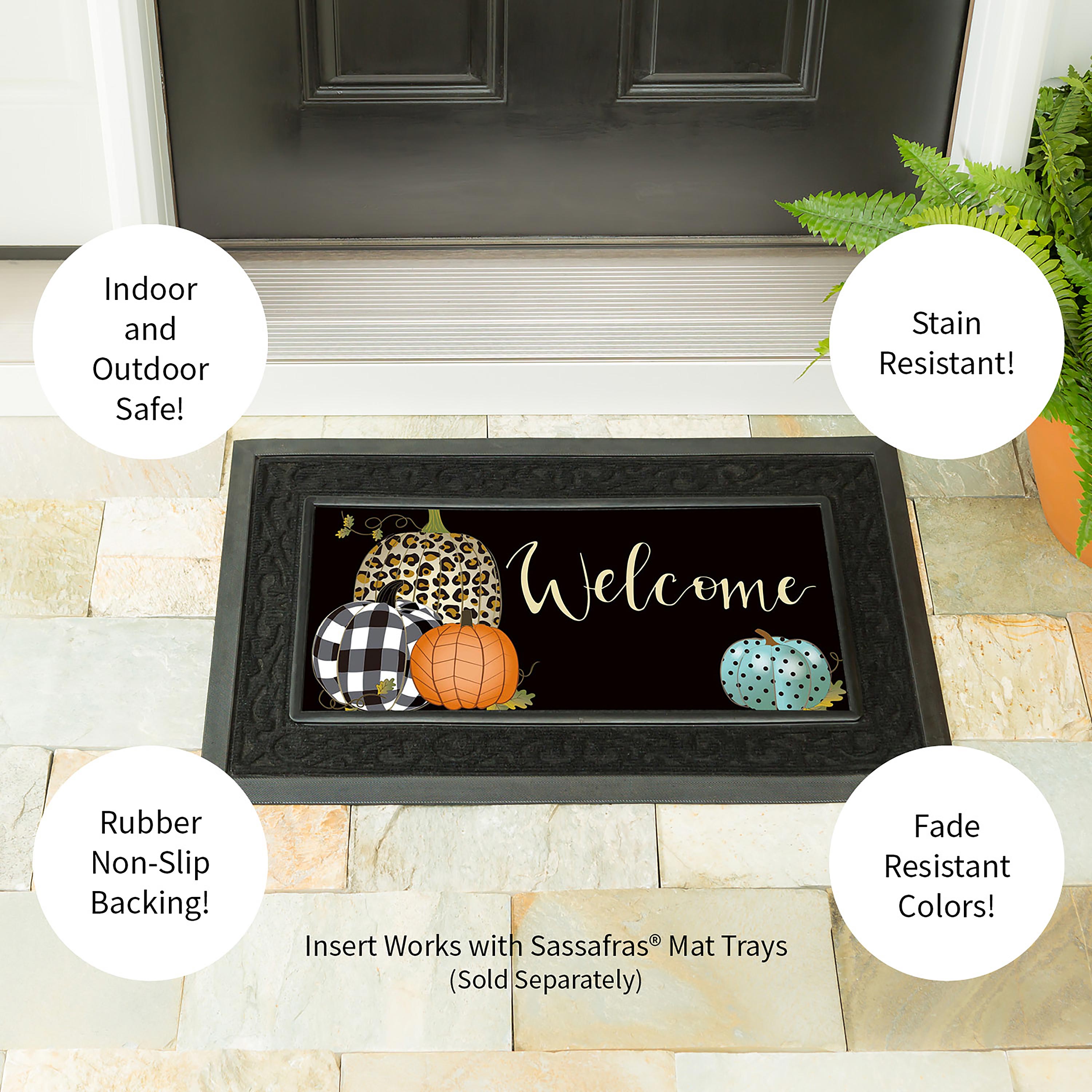 Mixed Print Pumpkins Sassafras Switch Mat
