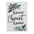 Home Sweet Home Eucalyptus Garden Burlap Flag