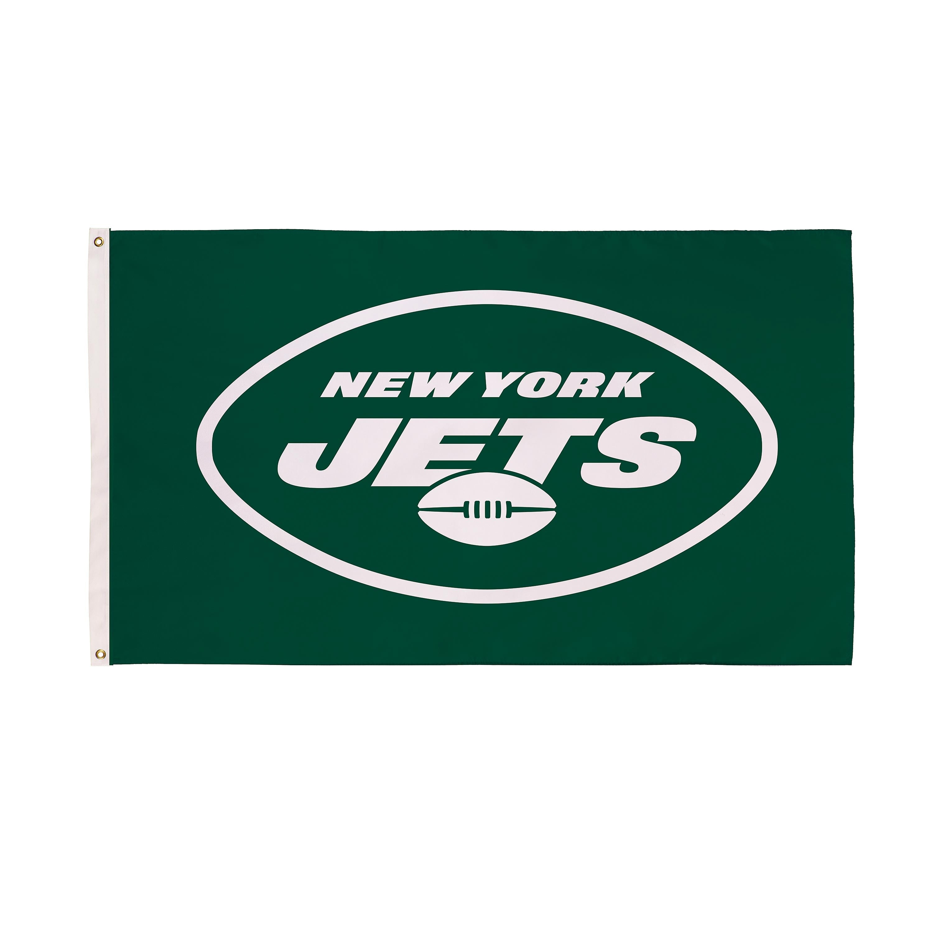 3'x5' Single Sided Flag w/ 2 Grommets, New York Jets