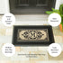 Cambridge Monogram Burlap Sassafras Switch Mat, Letter M
