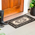 Cambridge Monogram Burlap Sassafras Switch Mat, Letter A