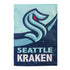 Seattle Kraken Burlap Garden Flag