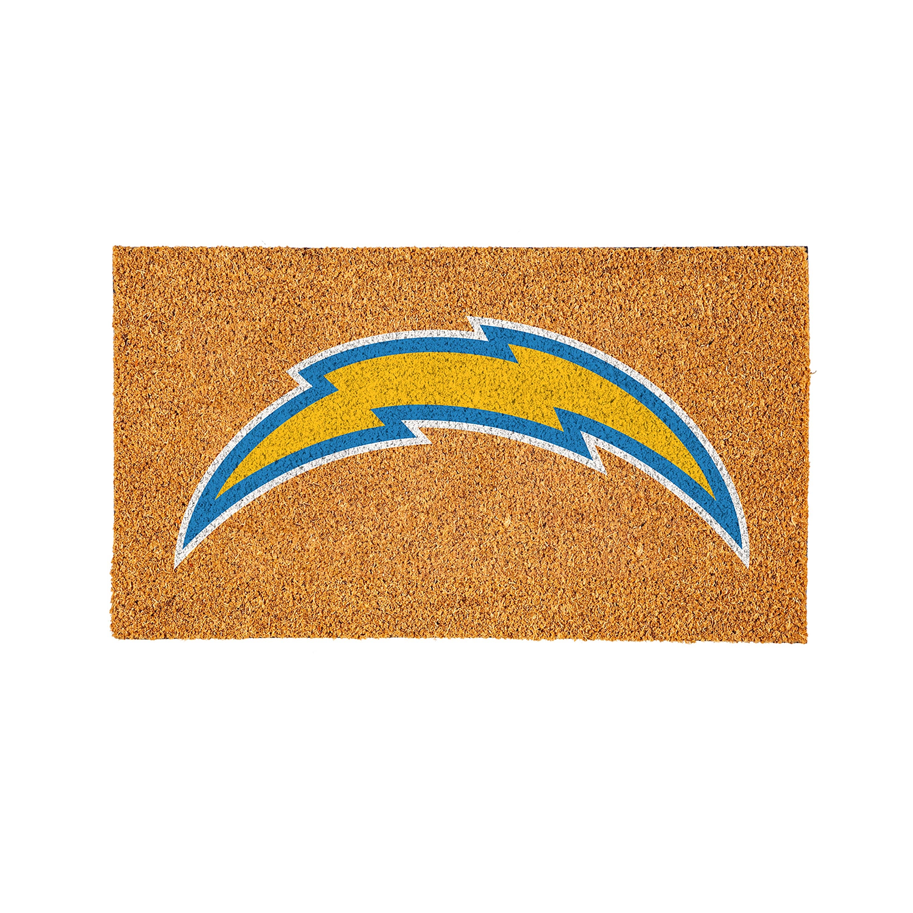 Coir Mat, 16"x28", Los Angeles Chargers