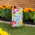 Treasured Memories Reversible Suede Garden Flag