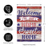 Farmhouse Home Sweet Home Garden Suede Flag