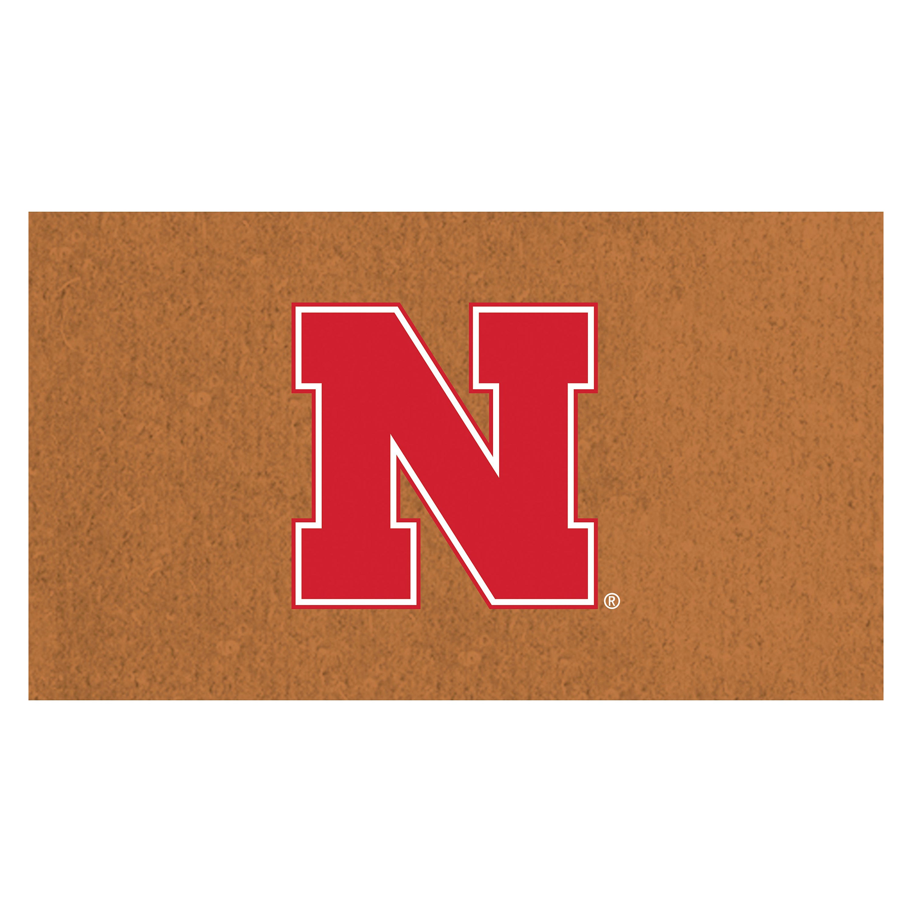 Coir Mat, 16"x28", University of Nebraska