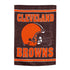 Cleveland Browns Embossed Suede House Flag