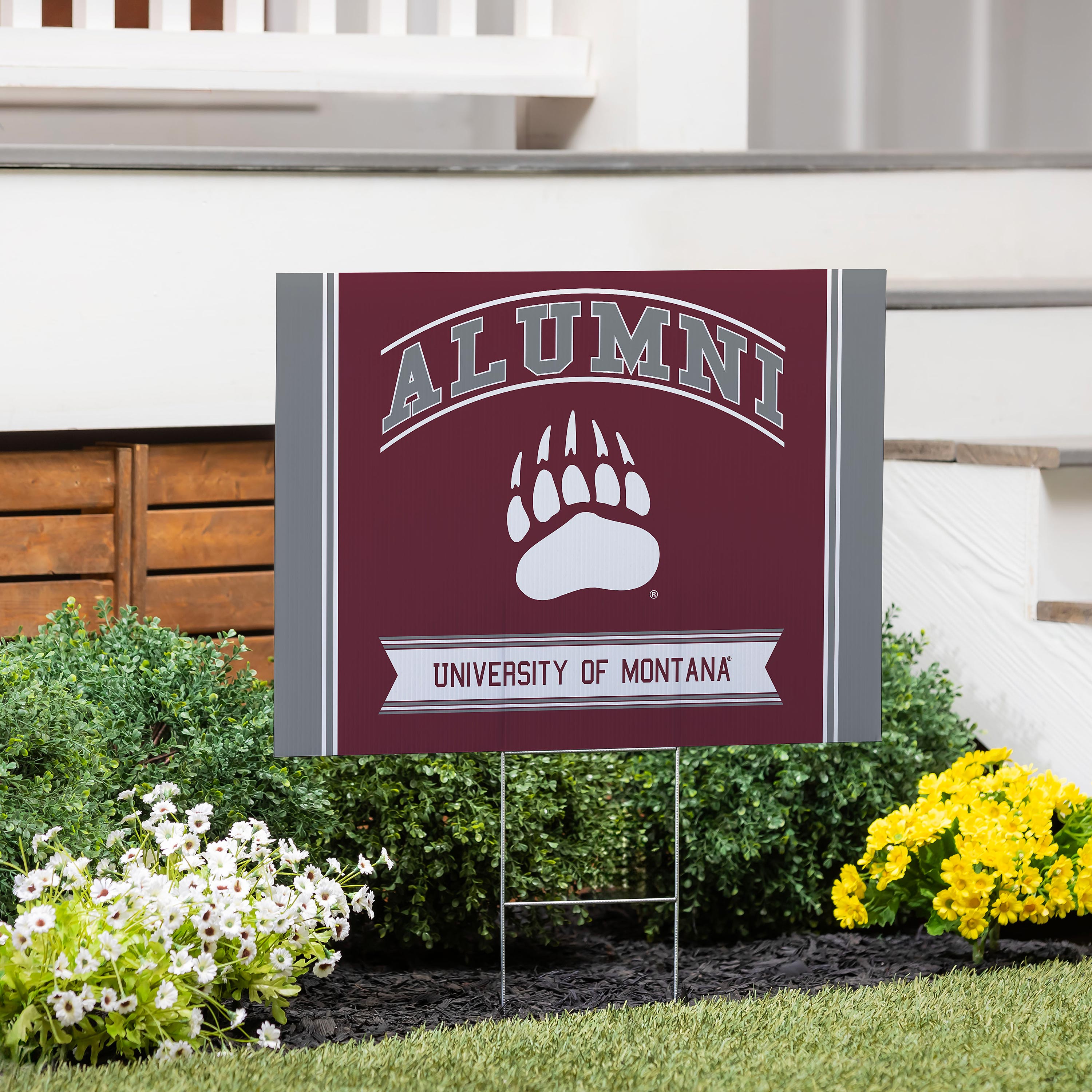 University of Montana Coroplast Yard Sign Alumni