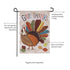 Tom Turkey Thanksgiving Burlap Garden Flag
