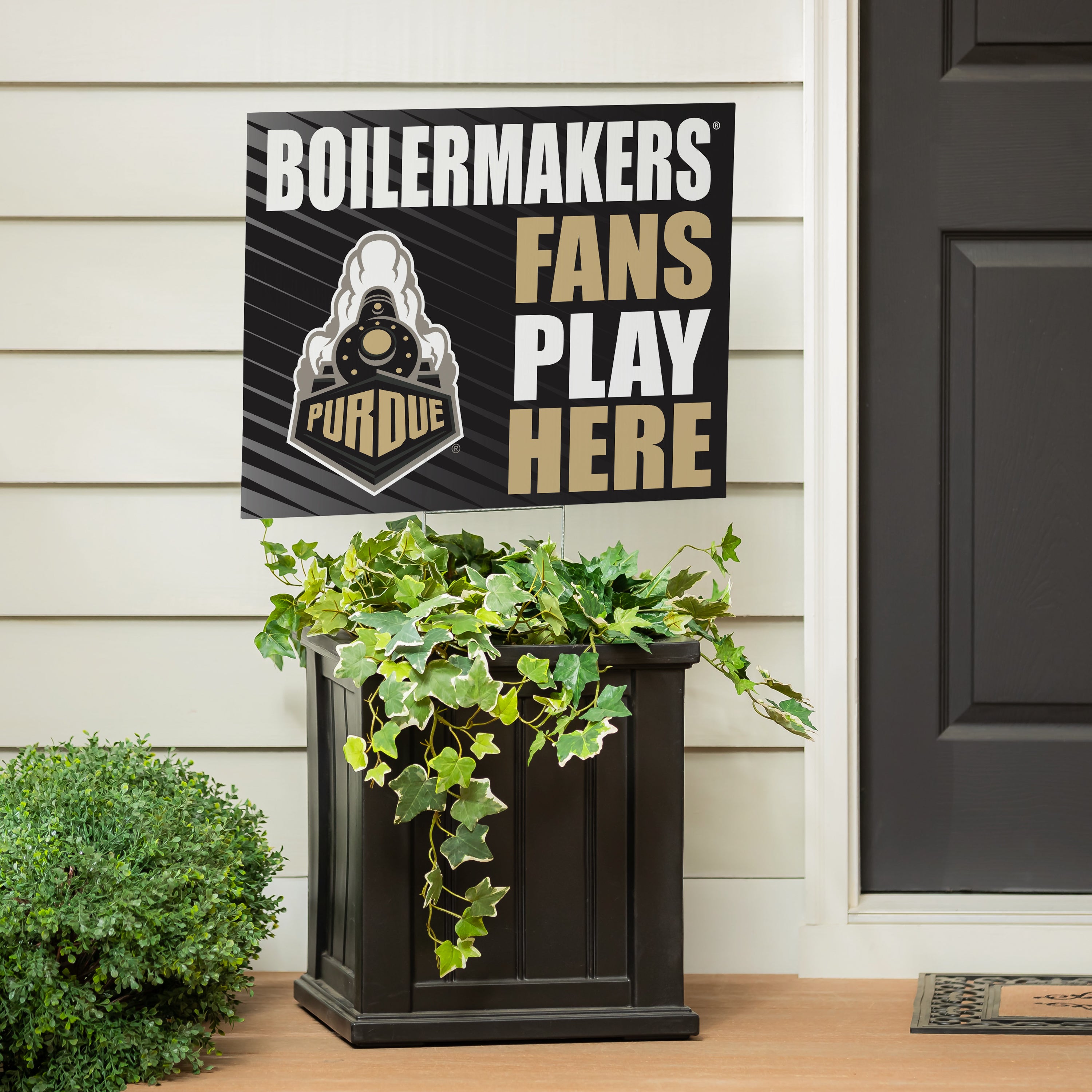 Purdue University Coroplast Yard Sign "Fans Play Here"