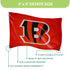 Cincinnati Bengals Single Sided Flag with 2 Grommets, 3'x5'