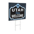 Utah Hockey Club Coroplast Yard Sign, "Fans Welcome"
