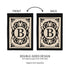 Cambridge Monogram Garden Applique Flag, Letter B