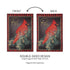 Cardinal Peace Burlap Garden Flag