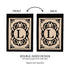 Cambridge Monogram Garden Applique Flag, Letter L