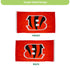 Cincinnati Bengals Single Sided Flag with 2 Grommets, 3'x5'