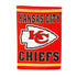 Kansas City Chiefs Embossed Suede Garden Flag