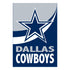 Dallas Cowboys Burlap House Flag