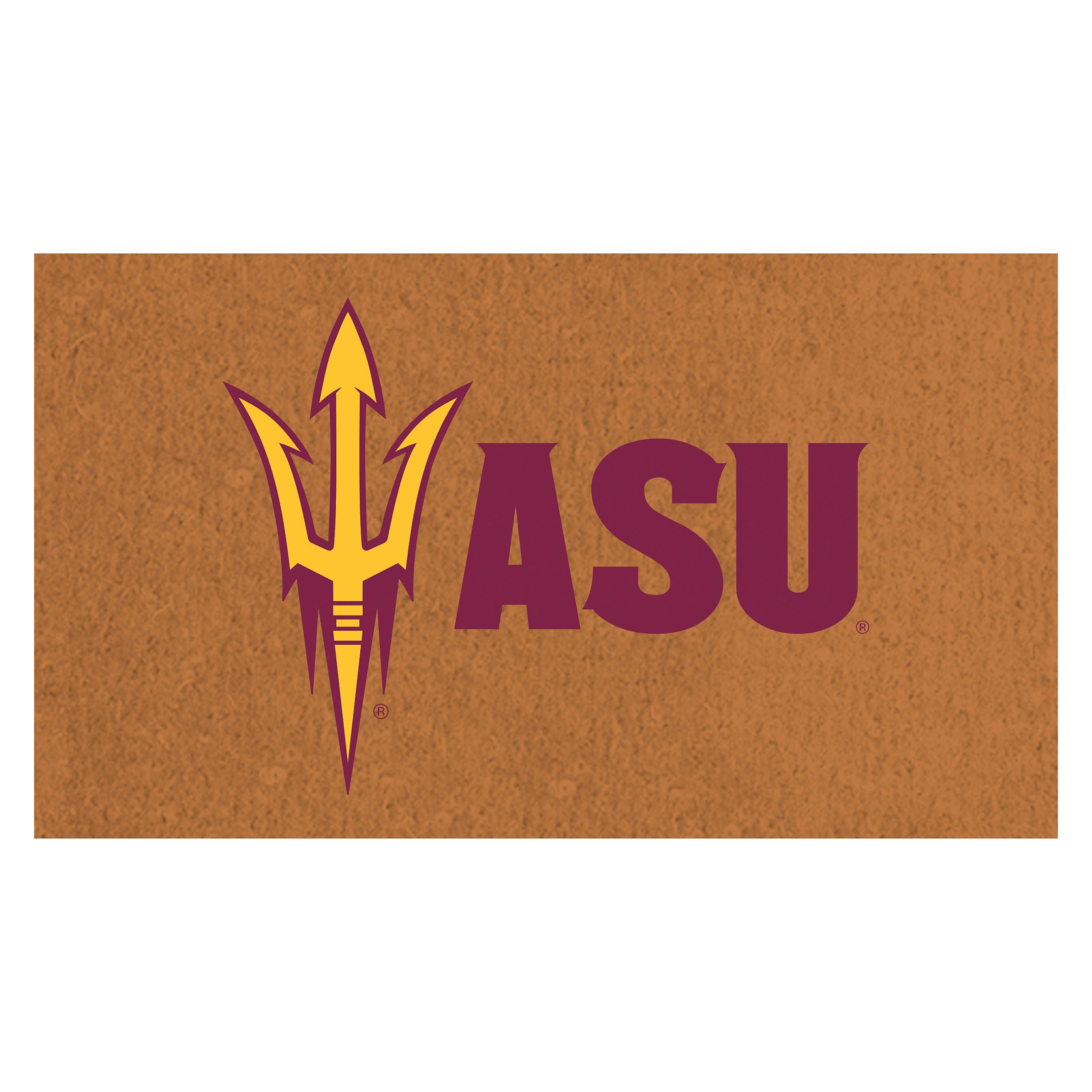 Coir Mat, 16"x28", Arizona State University
