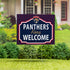 Florida Panthers Coroplast Yard Sign, "Fans Welcome"