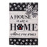 Paw Prints Garden Burlap Flag