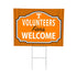University of Tennessee Coroplast Yard Sign, "Fans Welcome"