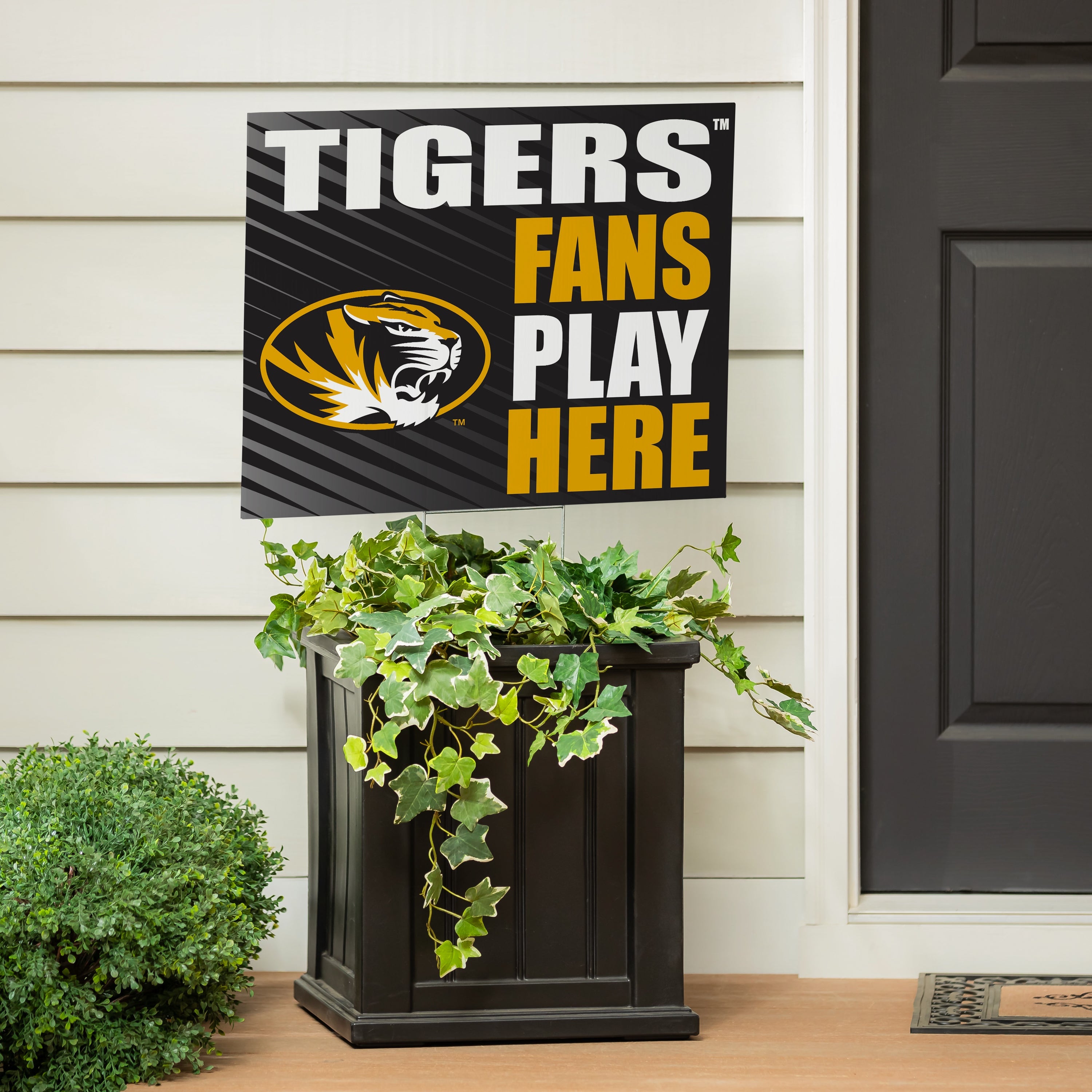 University of Missouri Coroplast Yard Sign "Fans Play Here"