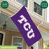 Texas Christian University Single Sided Flag w/ 2 Grommets, 3'x5'