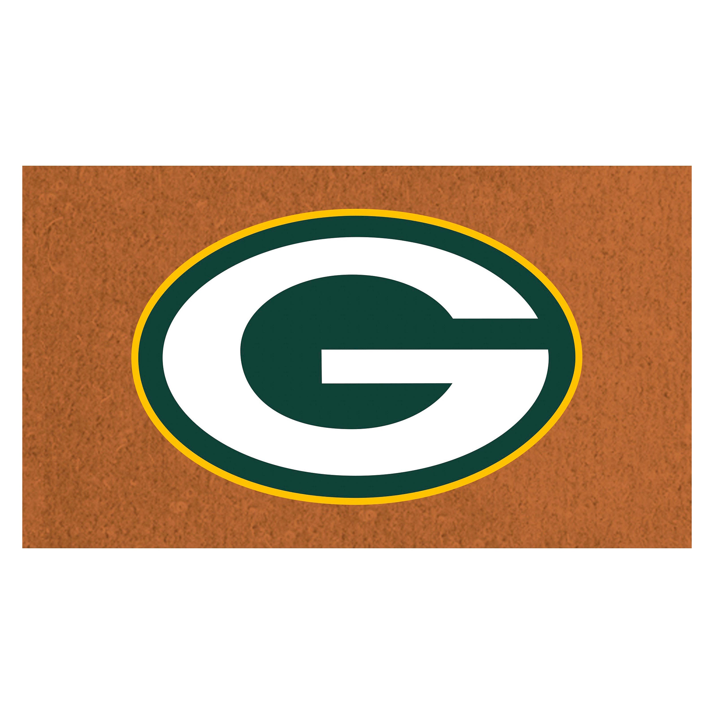 Coir Mat, 16"x28", Green Bay Packers
