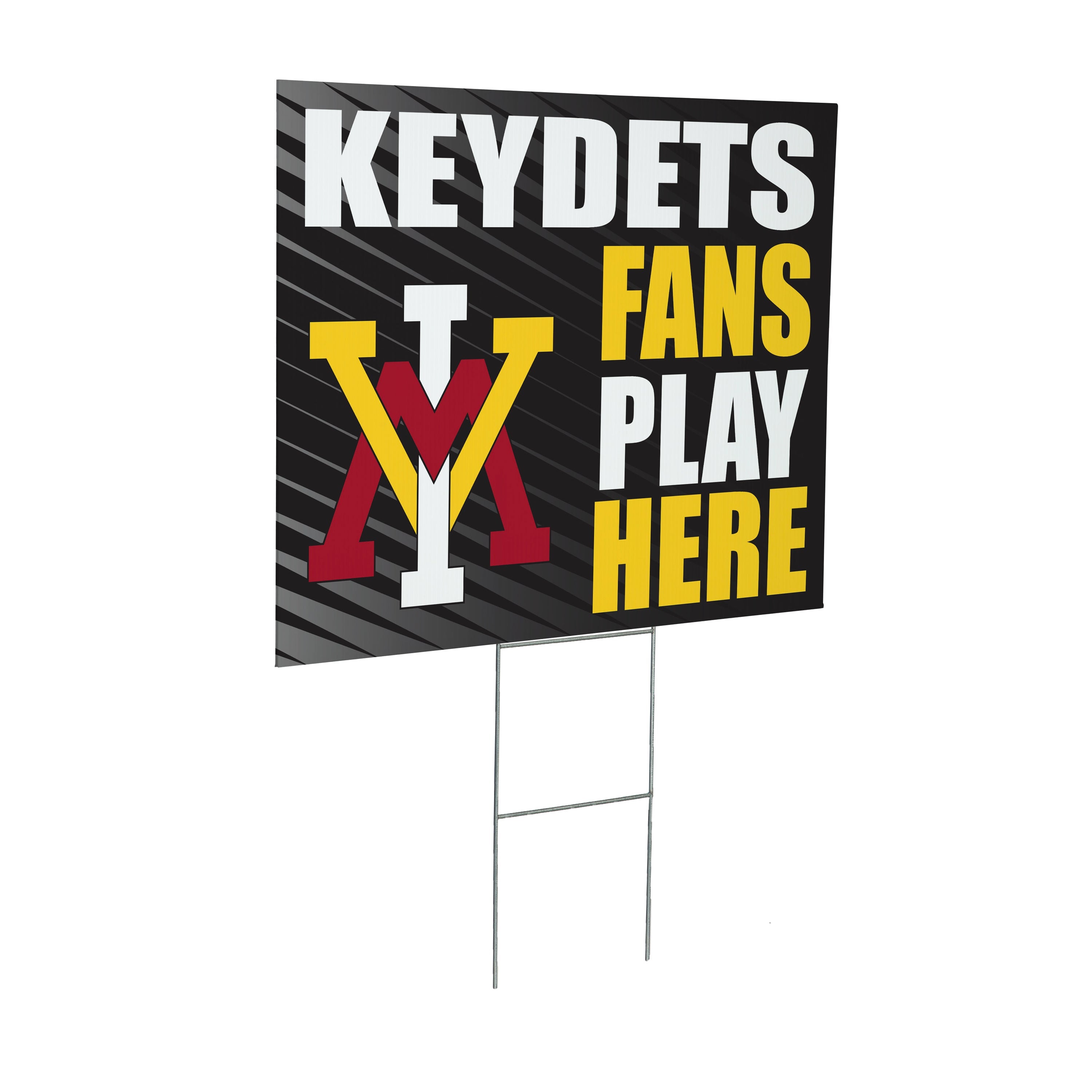 Virginia Military Institute Coroplast Yard Sign "Fans Play Here"