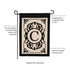 Cambridge Monogram Garden Applique Flag, Letter C