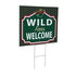 Minnesota Wild Coroplast Yard Sign, "Fans Welcome"