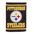 Embossed Suede Flag, House Size, Pittsburgh Steelers