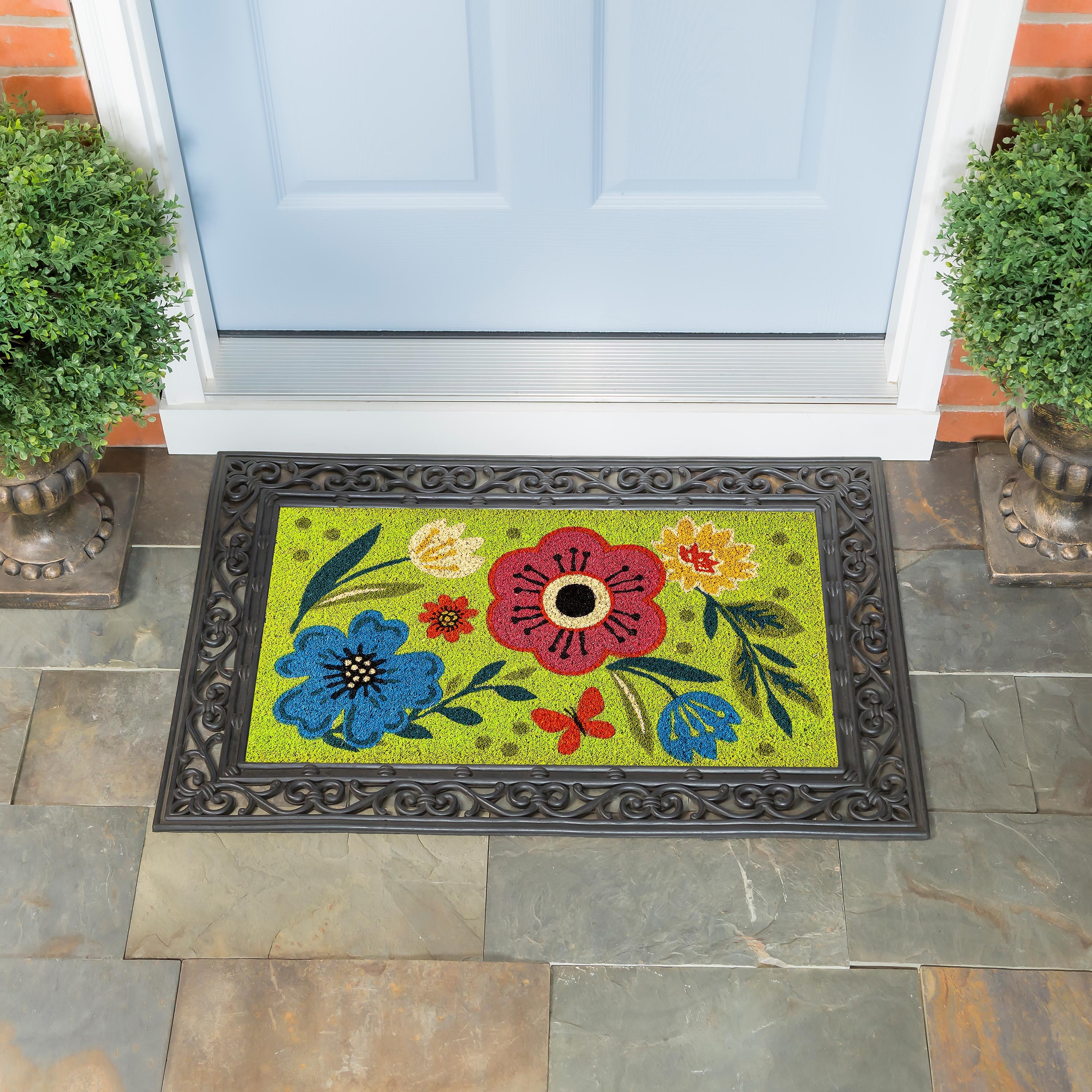Swirl Coir Mat Tray