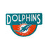 NFL Shaped Coir Door Mat, Dolphins