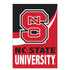 North Carolina State University Burlap Flag House Size