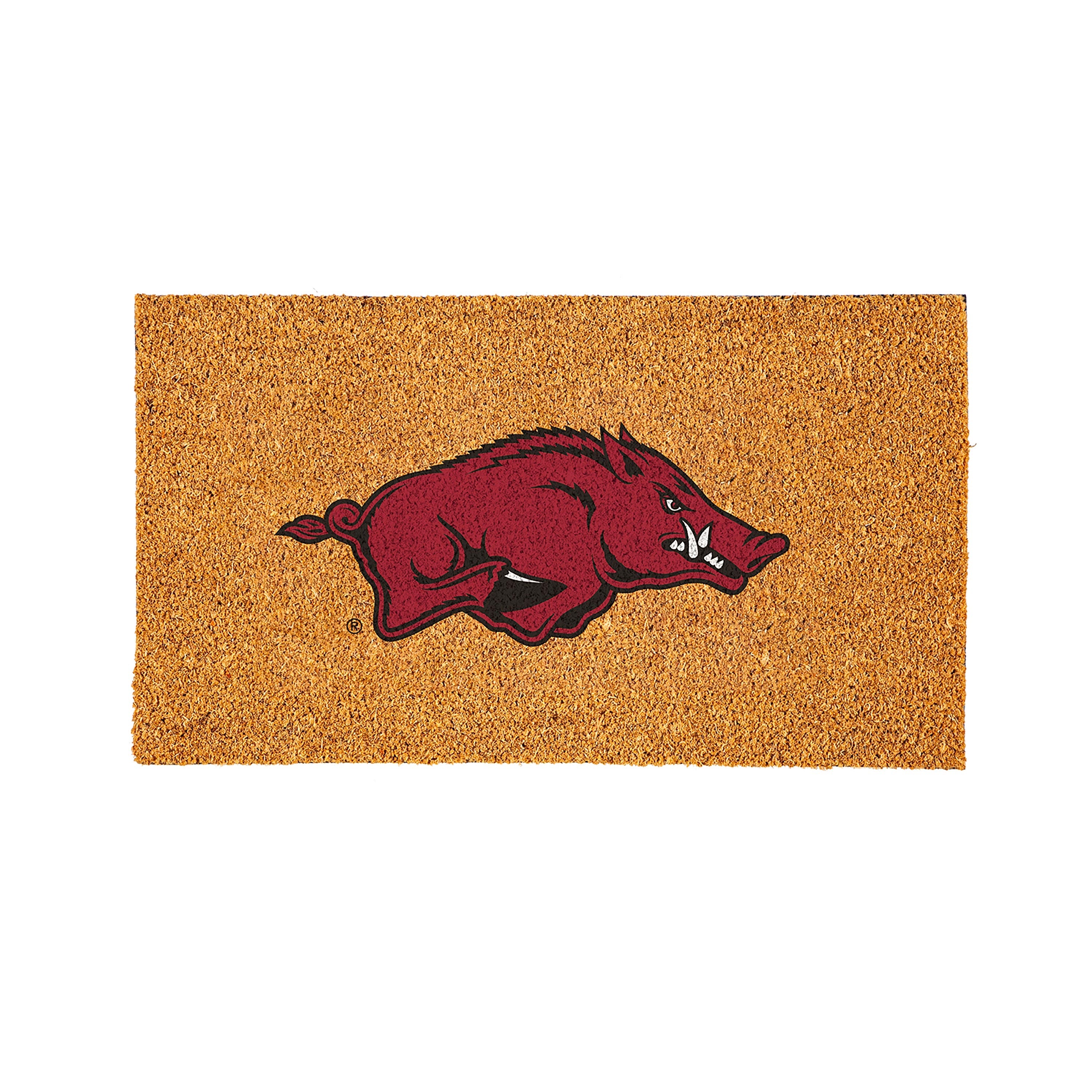 Coir Mat, 16"x28", University of Arkansas