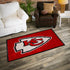 3'x5'  Large USA Indoor Outdoor Outdoor Entryway Mat, Kansas City Chiefs