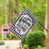 Classic Welcome Home House Applique Flag