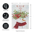All is Merry and Bright Suede Garden Flag