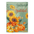 Grateful Gatherings Suede Garden Flag