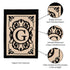 Cambridge Monogram Garden Applique Flag, Letter G