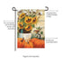 Cotton & Sunflowers Suede Garden Flag
