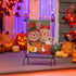 Couple Of Scarecrows Applique Garden Flag