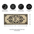 Cambridge Monogram Burlap Sassafras Switch Mat, Letter E